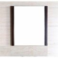 Comfortcorrect Bellaterra Home  Wood Frame Mirror, Wenge - 35.5 in. CO202256